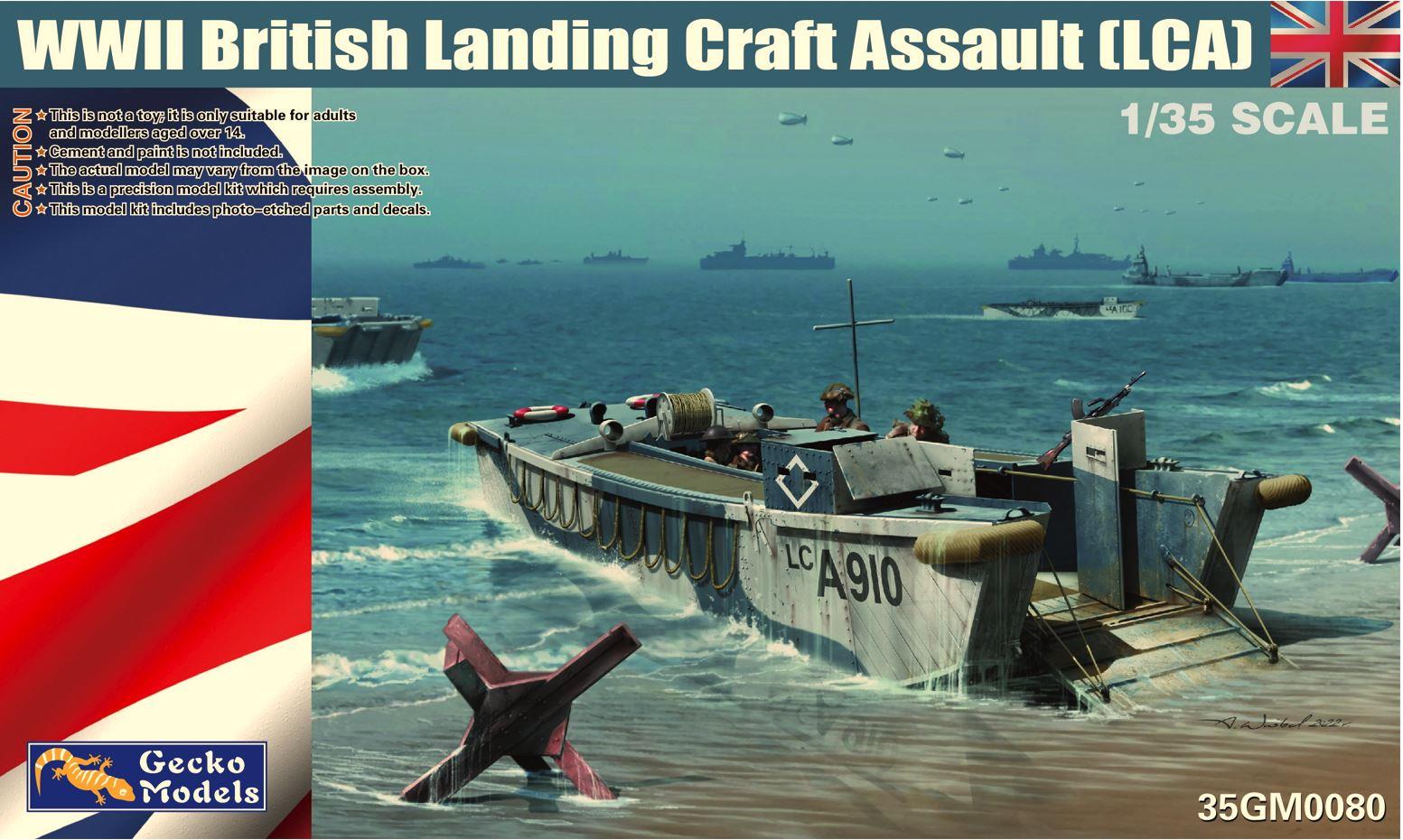 Gecko 1/35 Scale WWII British Landing Craft Assault (LCA) 35GM0080