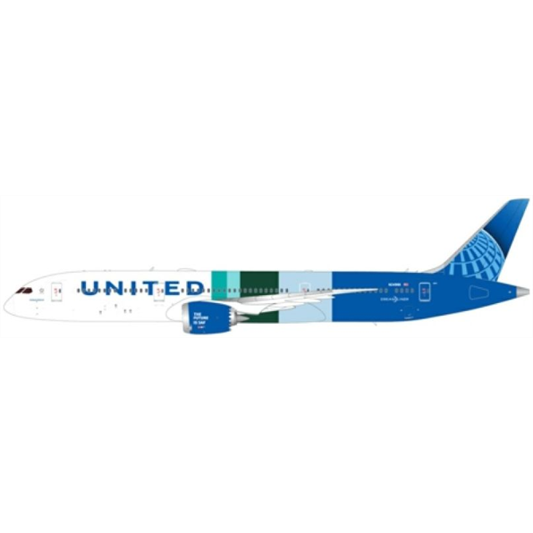 Gemini Jets 1:400 Scale Boeing B787-9 N24988 United Airlines 'The Future is SAF'