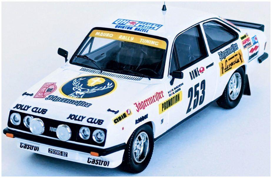 Trofeu  1:43rd Scale Ford Escort RS 2000 Monte Carlo Rally 1980 Marco Marchesini/Gianni Caorsi