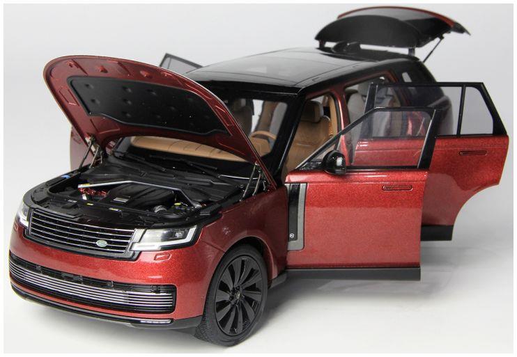 LCD Model 1:18 Scale Land Rover Range Rover SV Serenity Red 2022