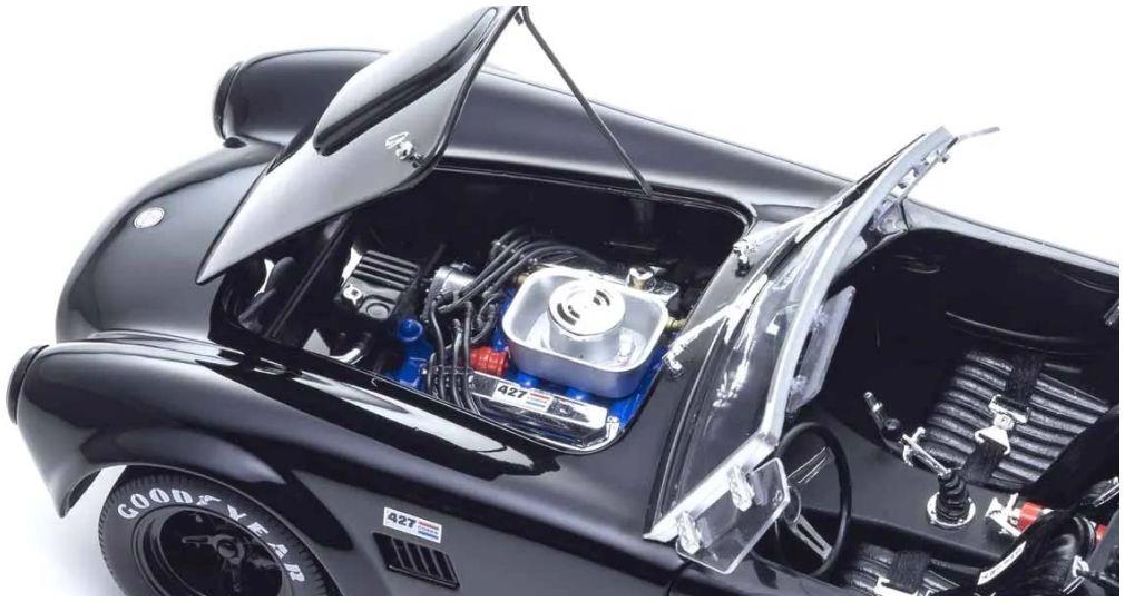 Kyosho  1:18th Scale Shelby Cobra 427 S/C Spider 1962 Black