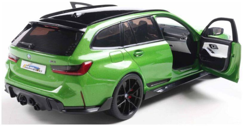 Solido  1:18th Scale BMW M3 Touring w/Performance Parts Green Metallic 2024