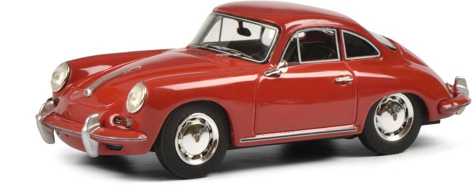 Schuco 1:43 Scale Porsche 356 SC Red PRO.R43 PRO.R43