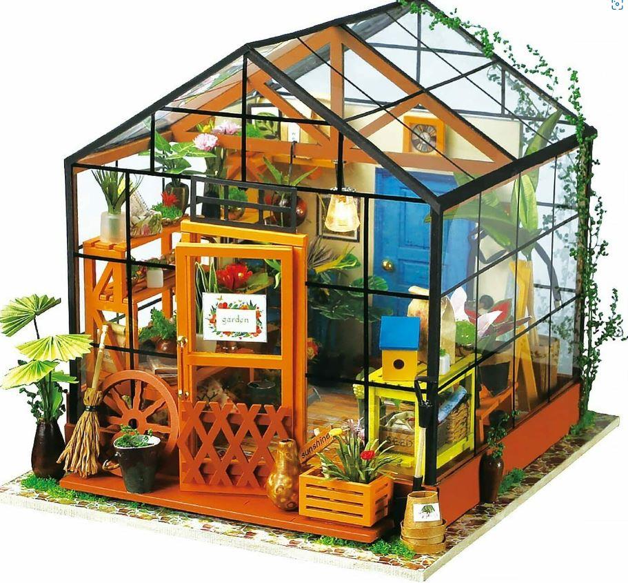 Rolife Cathy’s Flower House with LED light Dollhouse Kit – DG104