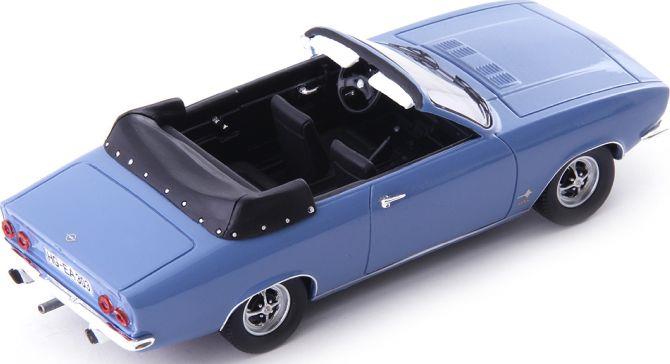 Autocult 1:43 Scale Opel Manta A Cabriolet Karmann Blue