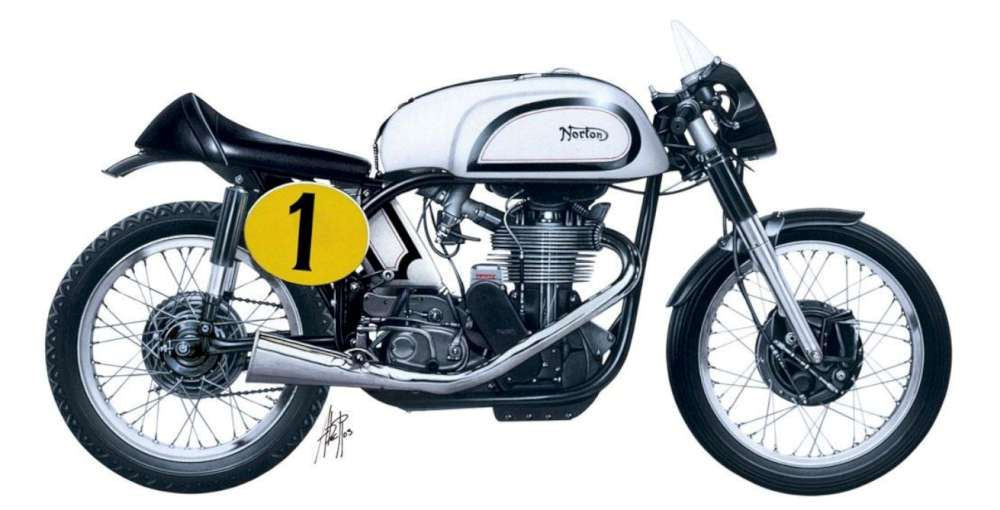 Italeri 1:9 Scale Norton Manx 500CC 1951