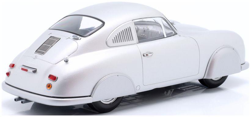 IXO 1:18 Scale Porsche 356 SL Plain Body Version 1951 Silver (Closed Wheels)