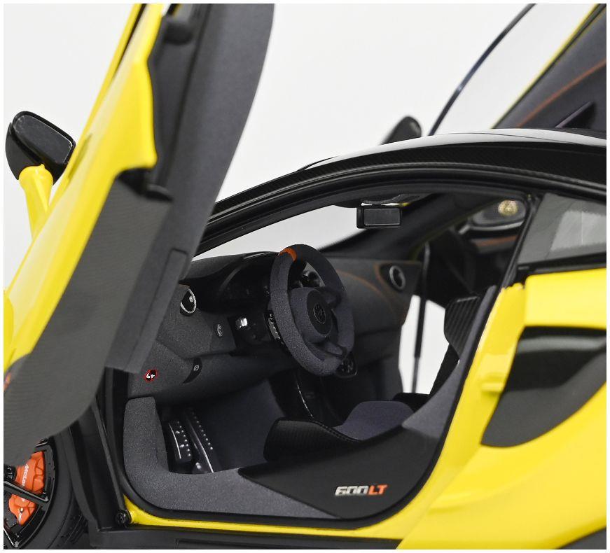 LCD Model 1:18 Scale McLaren 600LT Yellow