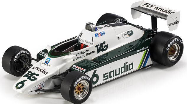 GP Replicas 1:18 Scale Williams FW 08 #6 Keke Rosberg 2nd Belgian GP Zolder 1982
