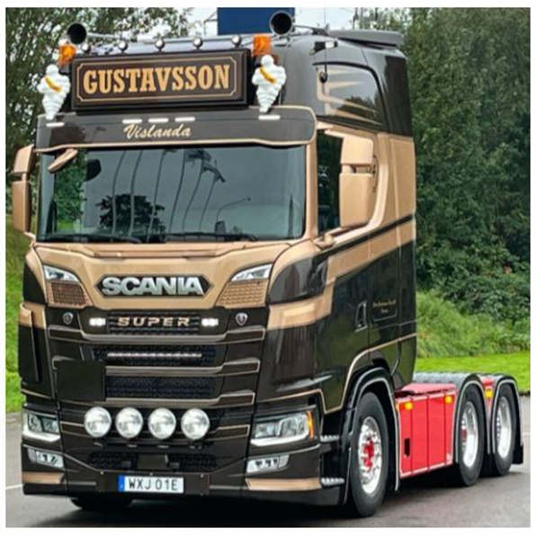 WSi 1:50 Scale Scania S Highline CS20H 6x2 Tag Axle Gustavsson