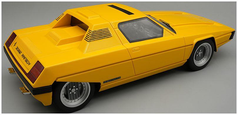 Tecnomodels 1:18 Scale Ferrari 308 GT Bertone Rainbow 1976 Yellow Modena
