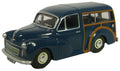 Oxford Diecast 1:76 Scale Morris Minor Traveller Trafalgar Blue