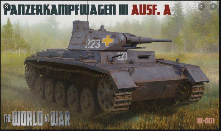 World At War 1/72 Scale Panzer III Ausf A Magazine and Model WAW001