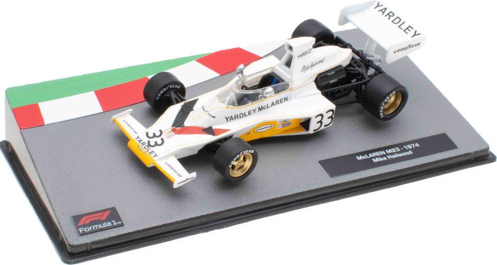 Atlas Editions 1:43 Scale Mclaren M23 1974 - Mike Hailwood Cased - F1 Collection