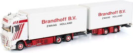 Wsi Volvo FH4 Globetrotter XL 6X2 Tag Axle Combi 5 Axle 'Brandhoff Transport' 1:50 Scale