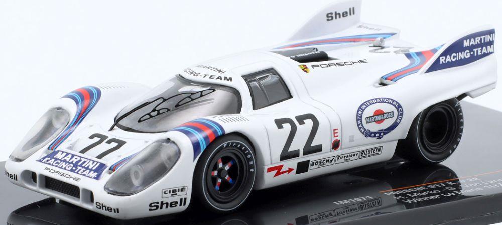 IXO 1:43 Scale Porsche 917K #22 LM71 - Marko/Van Le