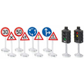 Siku 1:50 Scale Traffic Lights and Road Signs