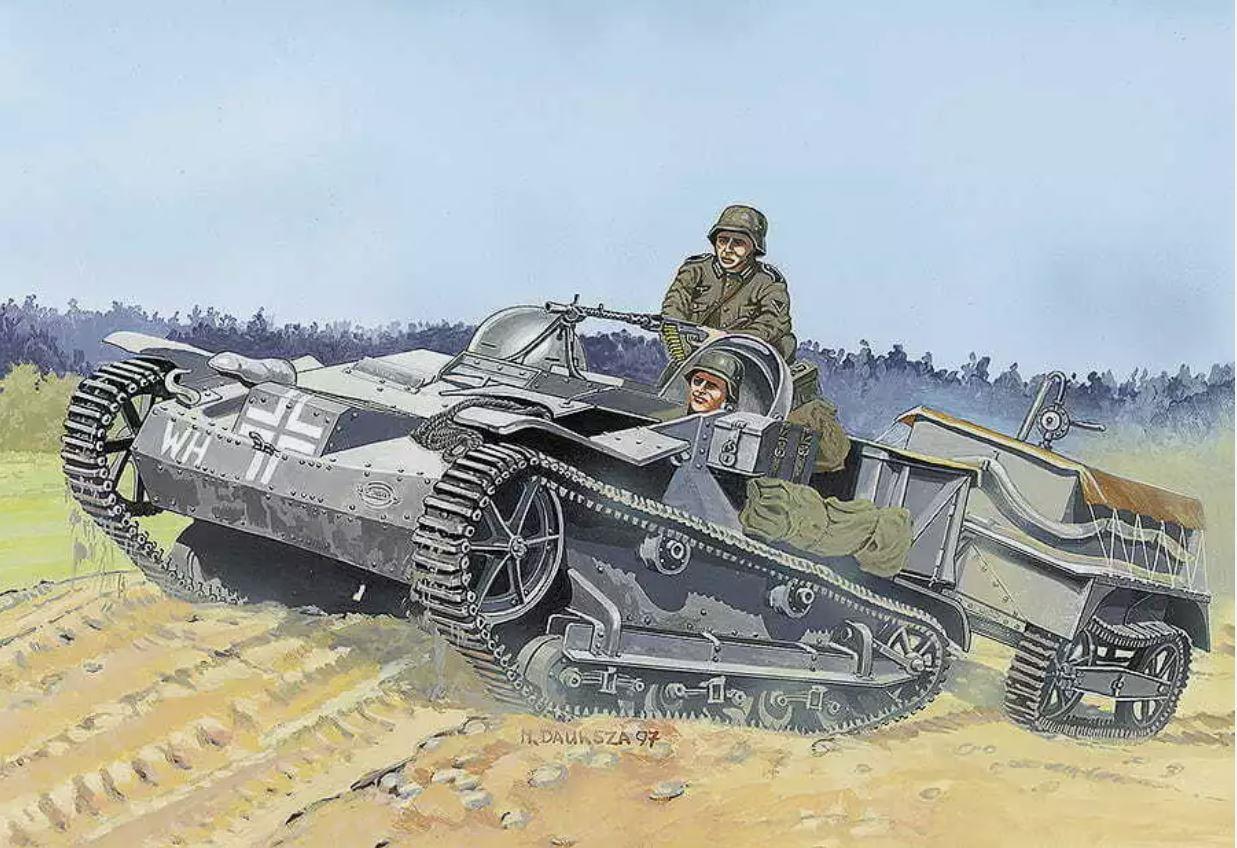 Mirage 355014 1/35 Scale Renault UE with Universal Transport Trailer SOBIET STORM