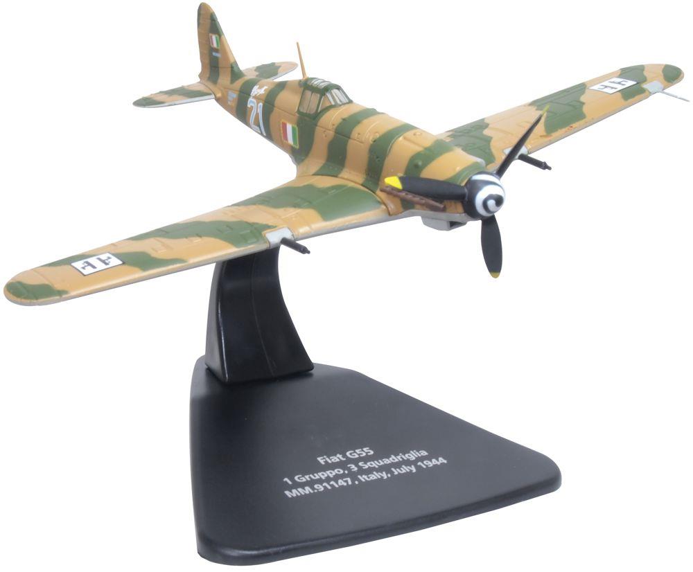 Oxford Diecast 1:72 Scale Fiat G55 Cantauro Montefusco-Bonet Squadron 1944