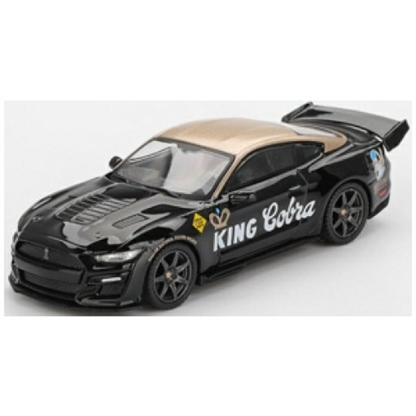MiniGT 1:64th Scale Shelby GT500 Dragon Snake Concept Black Gold (LHD) Blister Packaging