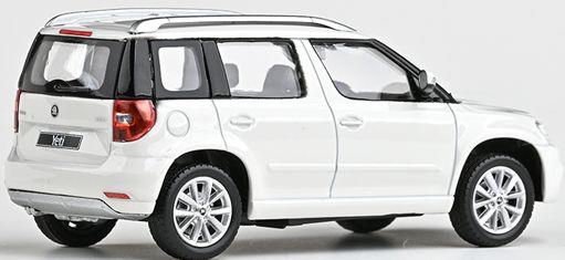 Abrex  1:43rd Scale Skoda Yeti FL 2013 White Candy