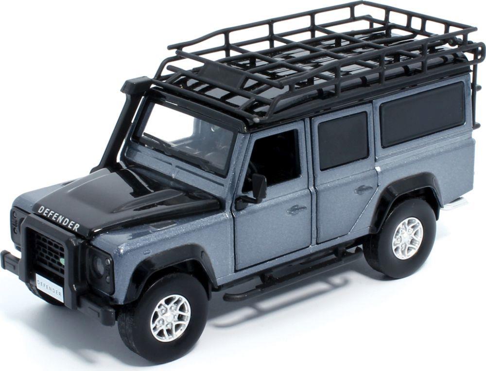 Tayumo 1:32 Scale Land Rover Defender 110 - Stornoway Grey Lights and Sound & Pull Back