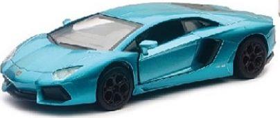 New-Ray 1:32 Scale Lamborghini Aventador LP 700-4 Blue (Asst #50037BG)
