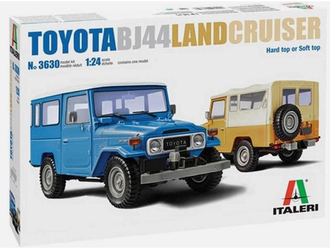 Italeri 3630 1/24 Scale  Toyota BJ-44 Land Cruiser Soft and Hard Top Options