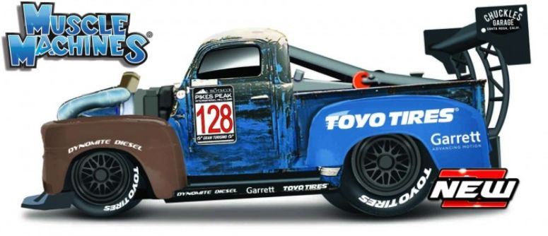 Maisto 1:64 Scale Ford F1 Pick Up 1949 Chuckles Garage Old Smokey #128 'Muscle Machines'
