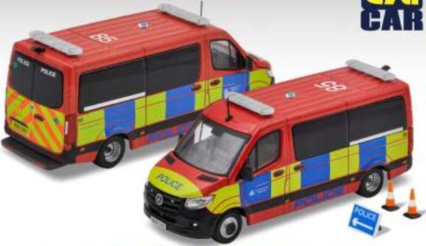 Era Car 1:64 Scale Mercedes Benz Sprinter UK Police (BX19 GXG) Red #52