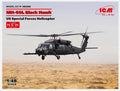 ICM 48360 1/48 Scale MH-60L Black Hawk US Special Forces Helicopter