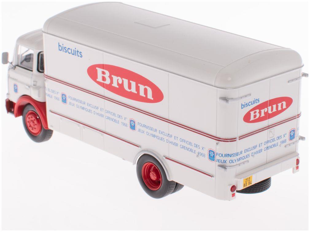 Atlas Editions 1:43 Scale Berliet GAK Fourgon - Biscuit Brun Berliet Trucks Collection