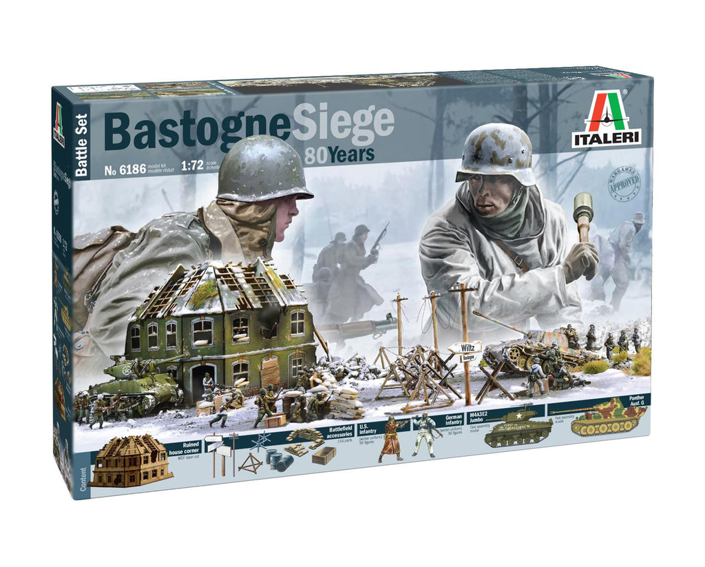Italeri 1:72 Scale Bastogne Siege MDF Version 80th Anniversary