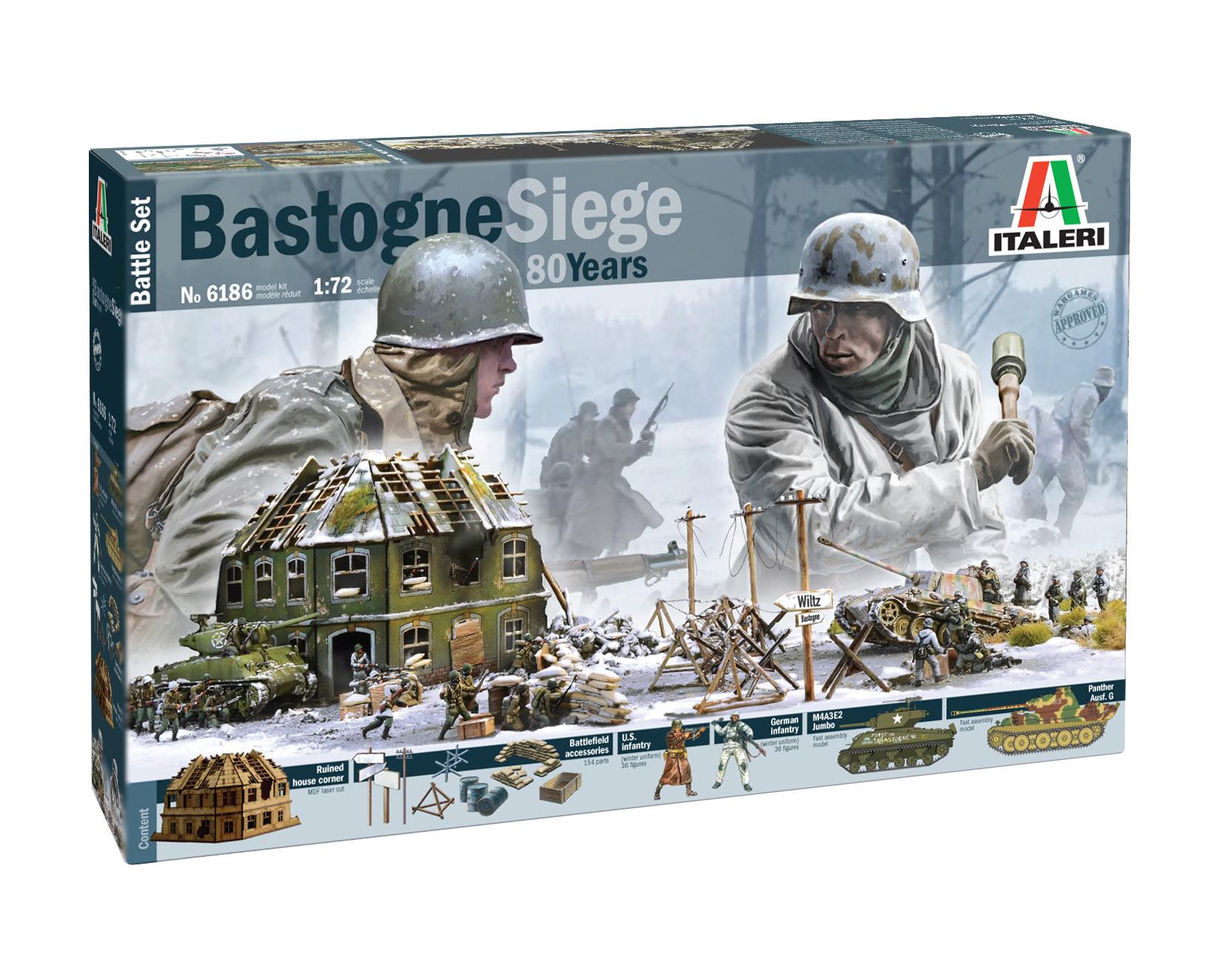 Italeri 1:72 Scale Bastogne Siege MDF Version 80th Anniversary