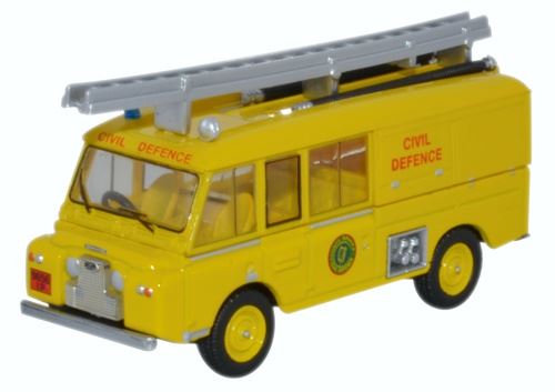 Oxford Diecast 1:76 Scale Land Rover FT6 Civil Defence