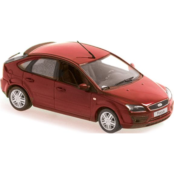 Minichamps 1:43 Scale Ford Focus 2004 Dark Red Metallic