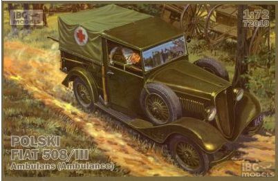 IBG 1:72 Scale Polski Fiat 508/III Ambulance