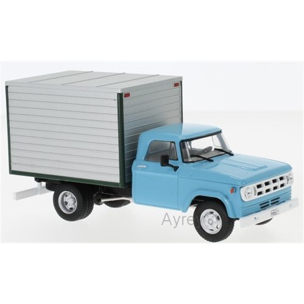 Whitebox 1:43 Scale Dodge D-400 Box Van, light blue/grey, 1971