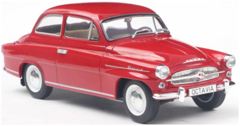 Whitebox  1:24th Scale Skoda Octavia Super Red 1959