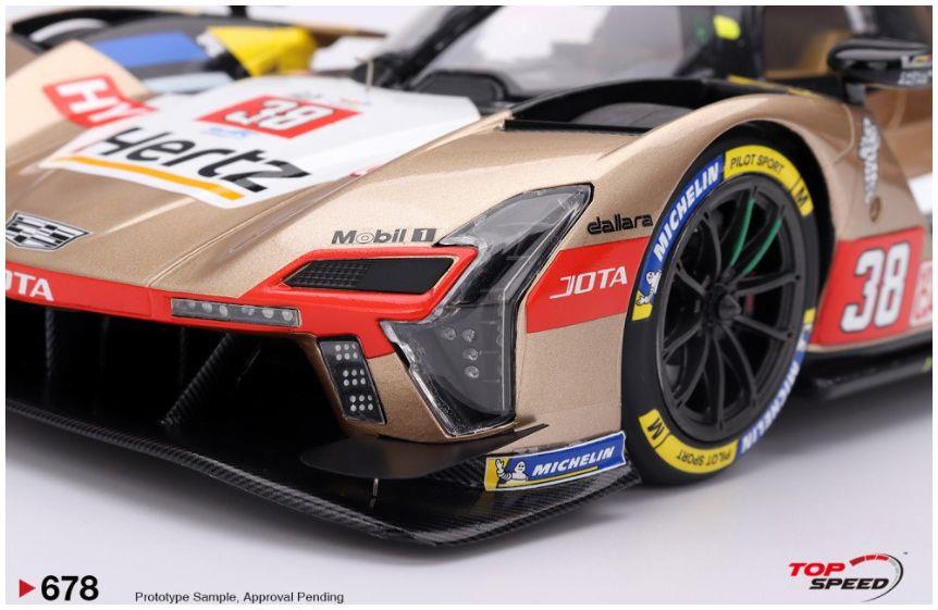 TopSpeed  1:18th Scale Cadillac V-SERIES.R #38 Cadillac Hertz Team Jota 2025 Le Mans 24 hrs