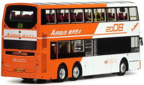 80m Bus Models 1:76th Scale LWB Volvo B9TL Enviro500 Euro III 12M (2008)