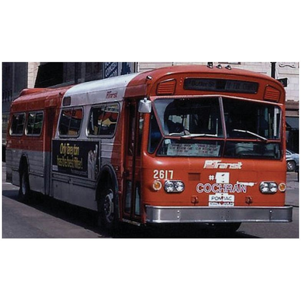 Iconic Replicas 1:87 Scale Flexible 53102 Transit Bus: Pittsburgh