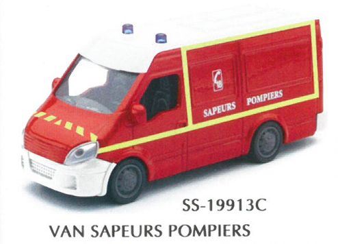 New-Ray 1:43 Scale Van Sapeurs Pompiers (Asst #19913R)