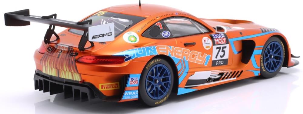 IXO  1:18th Scale Mercedes AMG GT3 Evo #75 Winner 12h Bathurst 2023 SunEnergy1 Habul/Gounon