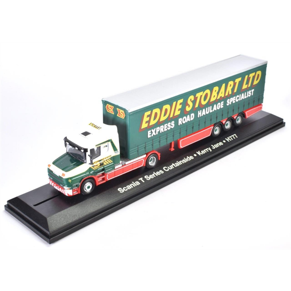 Atlas Editions 1:76 Scale Scania T Cab Curtainside trailer Stobart