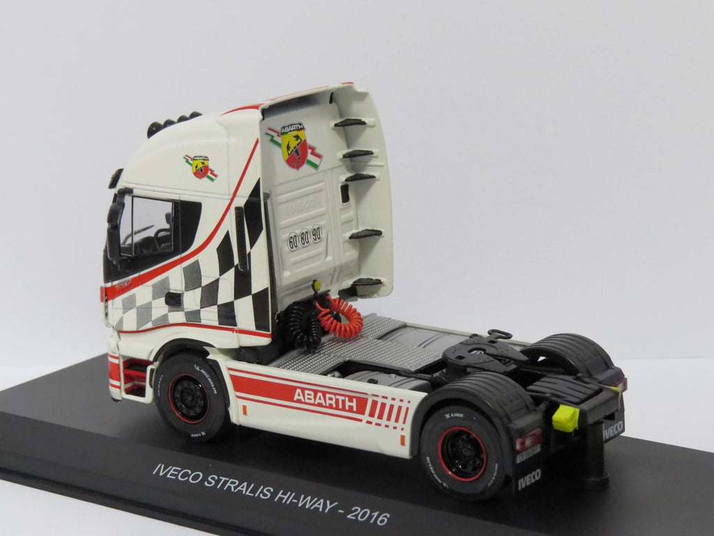 Atlas 1:43rd Scale Iveco Stralis Hi-Way 2016 Abarth (White)