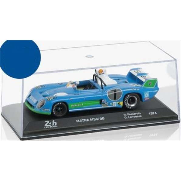 Atlas Editions 1:43 Scale Matra Ms670B - #7 Pescarolo/Larrousse 1974 Le Mans Collection