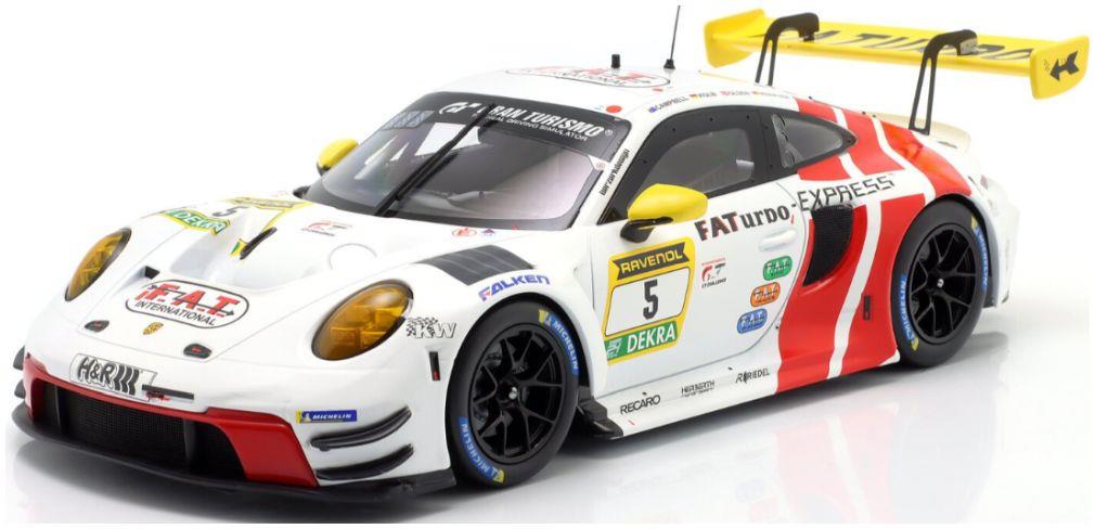 IXO 1:43rd Scale Porsche 911 GT3 R #5 24h Nurburgring 2024 Herberth Motorsport FAT Turbo Renauer/Kolb