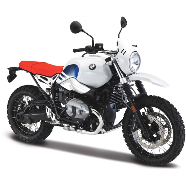 Burago 1:18 Scale Bmw R Nine T Urban Gs White/Blue/Red