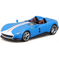 Burago 1:43 Scale Ferrari Monza SP2 Convertible Light Blue White nose and centre stripe